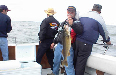 28" Spring Walleye caught 5/13/2000 by Bill Mullins