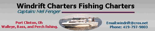 Winddrift Fishing Charters 419-797-9803