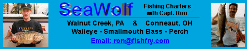 Seawolf Fishing Charters 412.793.7310