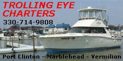 walleye charter fishing lake erie Port Clinton
