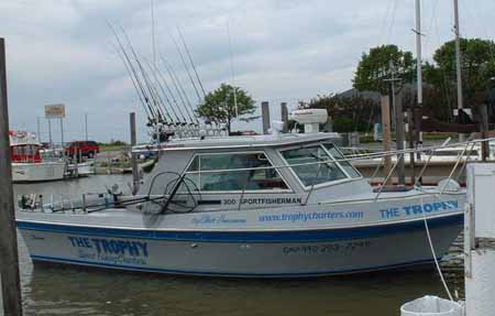 walleye charter in port clinton